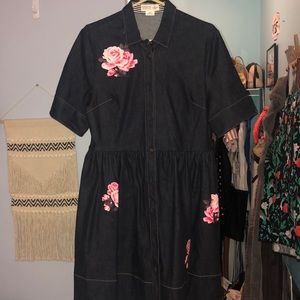 Kate spade denim rose dress